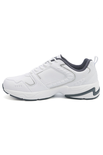 U.S. Polo Assn. Men's White Classic Low-Top Sneakers, Bold Lace-Up Style, Comfortable Casual Footwear