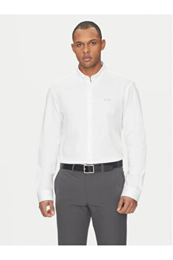 BOSS Men's Shirt 50533163 White