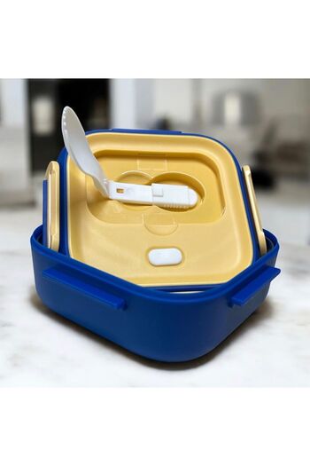 FixPoint Stainless Steel Food Storage and Transport Container Navy Blue 750 ml P-1407