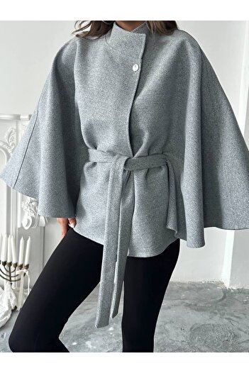 Molly Nelly Women's Batwing Sleeve Poncho Cape Kaşe