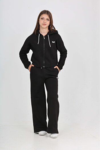 Toontoy Girl's New Printed Tracksuit Set