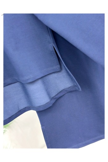 YEDİLALE Combed Cotton Blouse Skirt Dual Set [Blouse and Skirt Included in the Price, Size Range 36-44]