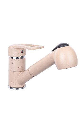 Trendy's Pull-out shower mixer, beige granite, TRENDY S