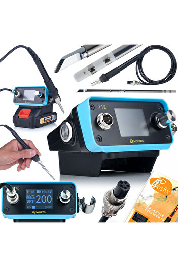 Rosfix AT12BD T12 Soldering Station | 70W, 12–14V, Temp. Adjustment 200–450°C