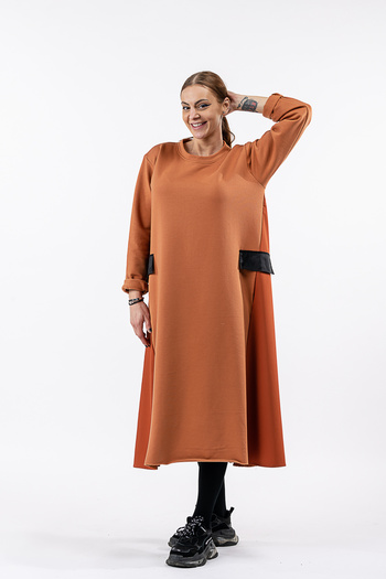 Antonia M Winter Maxi Dress with Pockets