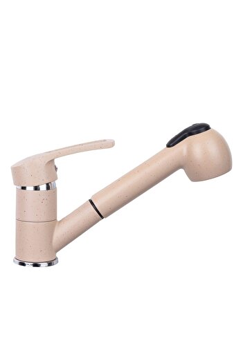 Trendy's Pull-out shower mixer, beige granite, TRENDY S