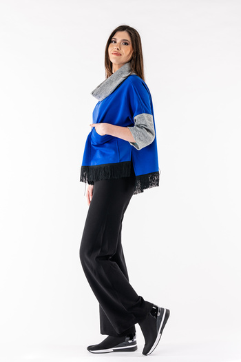 Antonia M Blouse with collar and pockets
