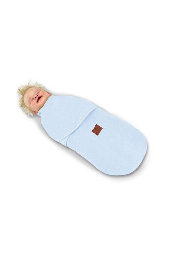 MimiNu Swaddling System, MimiNu, For Babies, 0-3 Months, Thermofrotte Fabric, Blue