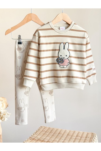 Alvadonna Miffy Girls' Leggings Bottom and Top Set