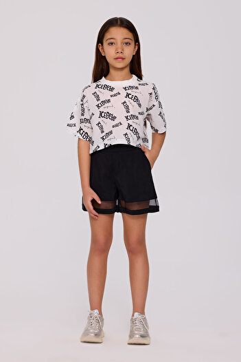Iceberg Girl Black Shorts