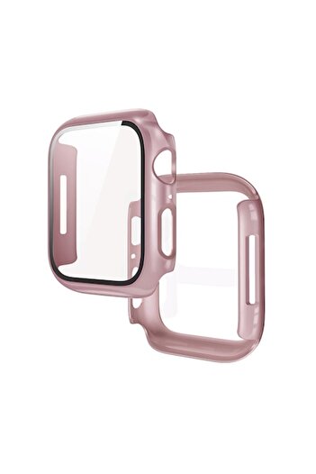 Hoco Protective Case 41mm with Glass for Apple Watch 7/8 WS3 - RoseGold