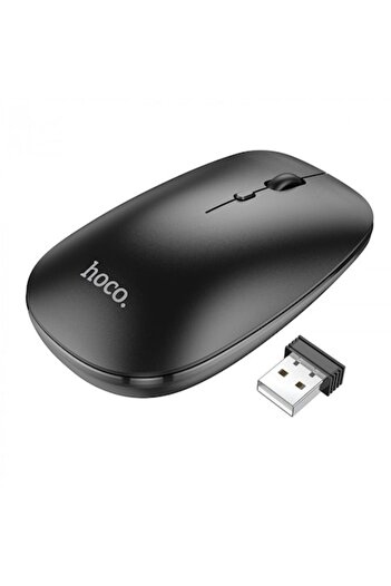 Hoco Mouse Wireless 2.4G, 800/1200/1600 DPI - (GM15) - Black