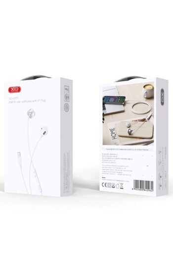 Xo Casti cu Fir (EP71), In Ear, Lightning, 1.2m, Mic & Volume Key, HiFi, White