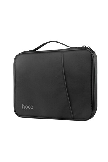 Hoco GT2 Laptop Bag, 10.9", 3 Compartments, Zipper, Textile, Black