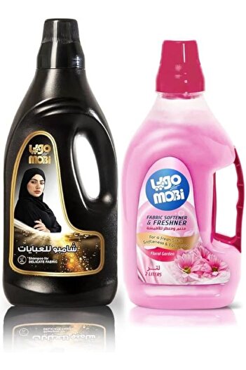 MOBI Fabric Softener Liquid - Flora Garden with Abaya Shampoo by Flora