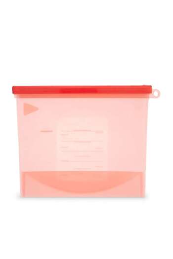 zioda smart essentials Silicone Food Bag, Zioda Smart Essentials®, 1000ml, Red