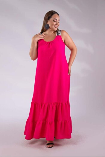 Roxxlen Plus Size Strappy Dress