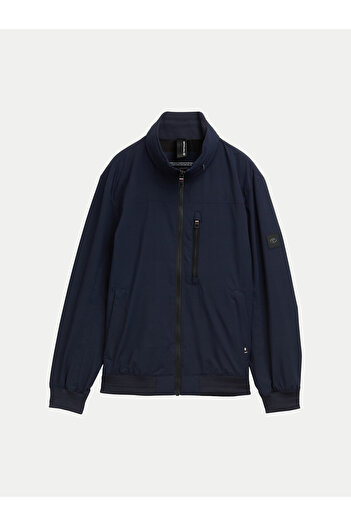 Tom Tailor Ανδρικό Bomber Jacket 1044097 Μπλε Σκούρο Μπλε