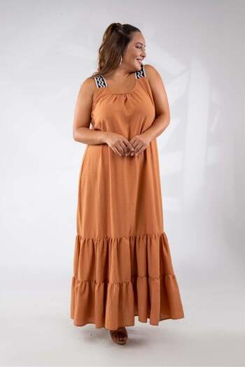 Roxxlen Plus Size Strappy Dress