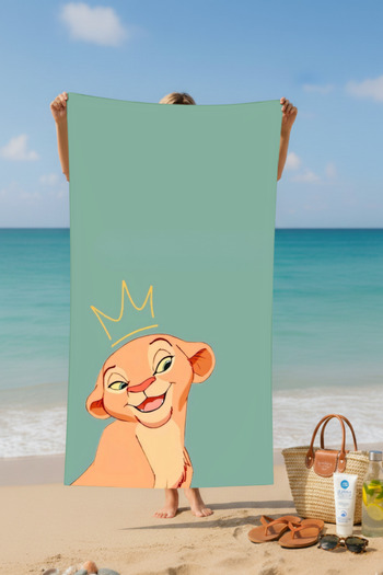 BETHA Queen Printed Cotton Beach Towel – Patterned Design – 75X150 cm
