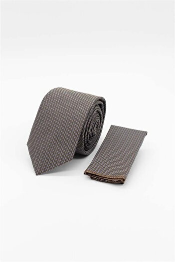 İmza Navy Blue Patterned 6 cm Tie