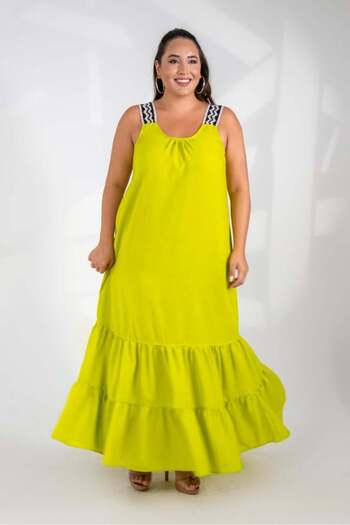 Roxxlen Plus Size Strappy Dress