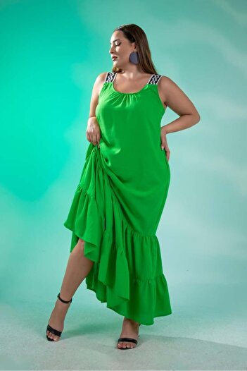 Roxxlen Plus Size Strappy Dress