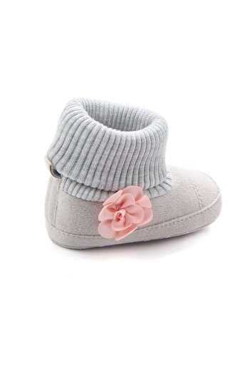 Superbaby Grey girls' boots - Angle