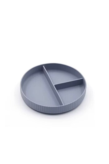 Denn Store BPA free silicone compartmentalized plate for children, 6+ months, diversification plate
