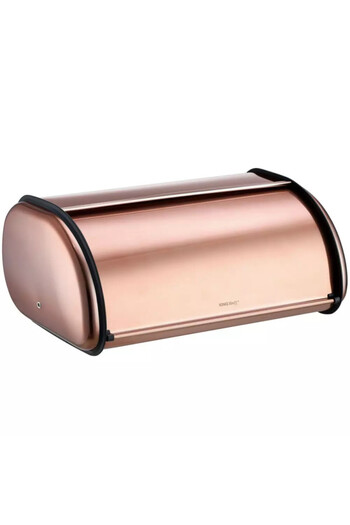 Kinghoff Bread box KH 1870, 44 cm, Lightweight and sturdy construction, Steel, Rose gold