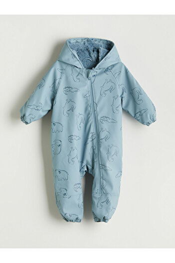 LC Waikiki winter collection Kapüşonlu desenli Erkek Bebek Astronot Mont city