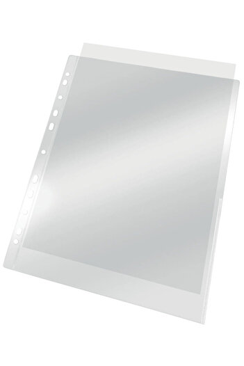 Esselte A4 protective film 105 microns top and right side openin colored edge 100 pieces/set green