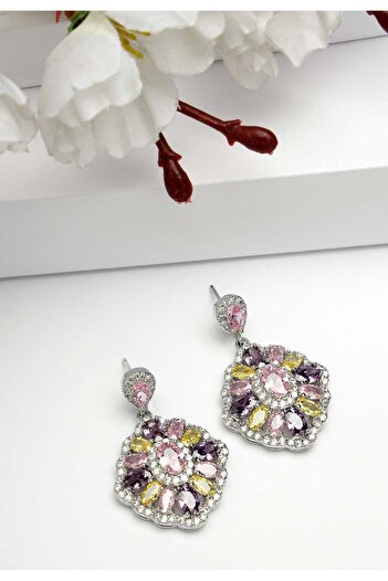 Avant-Garde Paris Diva Collection Cubic Zirconia Statement Earrings