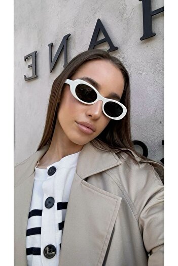 Goldmine Unisex Oval Frame Uv400 Sunglasses
