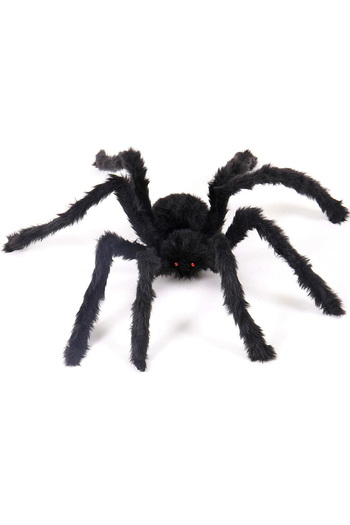 zola Halloween decoration spider, hairy, 50 x 50 cm, black