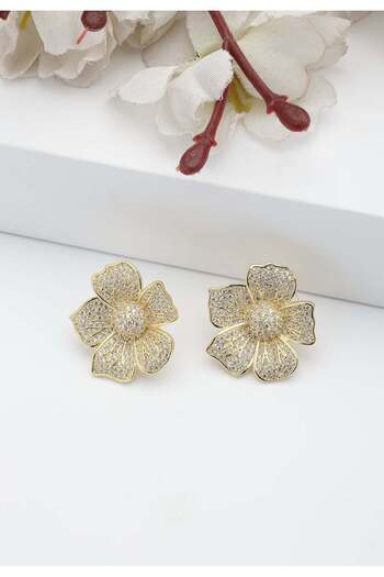 Avant-Garde Paris Radiant Floral Stud Earrings