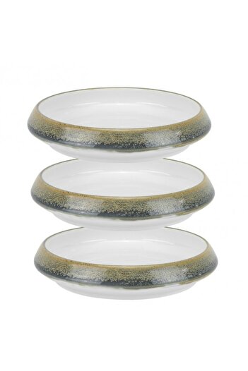 Culinaro Set of 3 Storm porcelain deep plates 20xh4cm