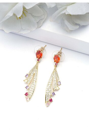 Avant-Garde Paris Feather drop Earrings