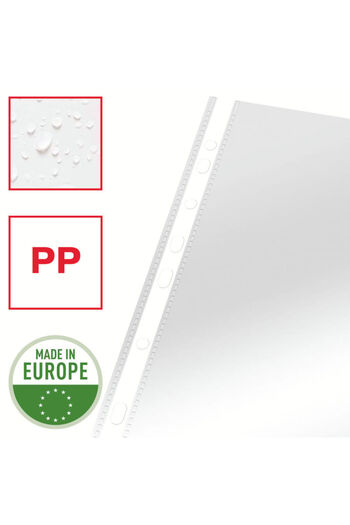 Esselte protective film, PP, , A4, 55 micron, 10 pcs/set, crystal