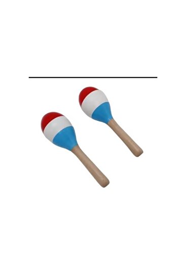 MegArya Colorful Wooden Maracas for Kids – Handheld Percussion Musical Instruments