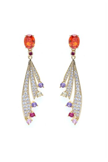 Avant-Garde Paris Feather drop Earrings