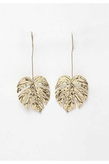Avant-Garde Paris Gold Leaf Hanging Earrings
