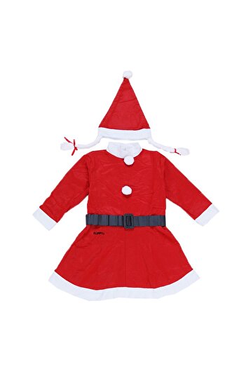 Flippy Costum Craciunita Fata, 4-6 ani, 3 piese, Polar