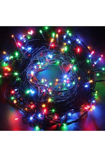 Flippy Christmas Light Installation, 5 m, 143 LEDs, Fringe, Multicolor, Flash, Remote-Controlled Transforme