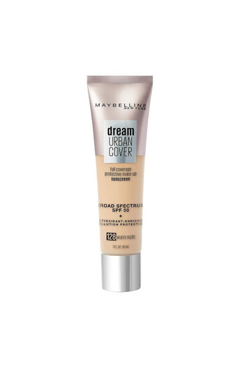 Maybelline New York Foundation, Maybelline, Dream Urban Cover SPF50, 128 Warm Nude, 30 ml