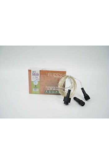 Flippy Christmas Installation, 25 m, 250 LED Lights, Linear, Cold White, 8 Lighting Modes, Transformer, Int