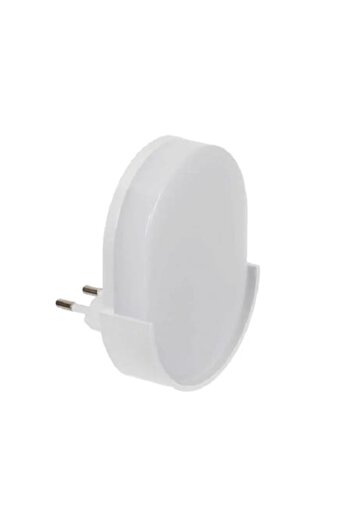 Bibilel LED Night Lamp with Plug-in Power, 0.6W, 230V, Plastic, White