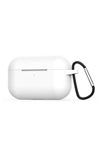 Bibilel Husa suport casti Bibilel, compatibila cu Apple AirPods Pro, Alb