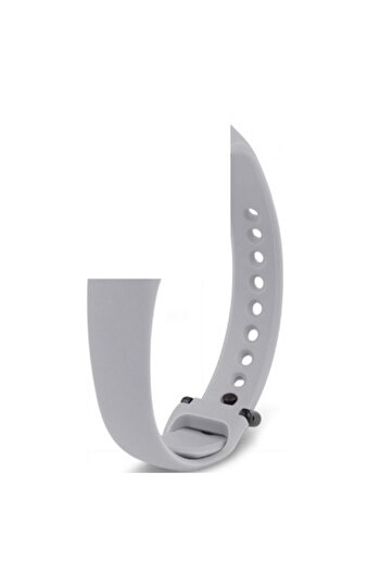 Bibilel Fitness bracelet strap compatible with Samsung Fit E, silicone, Gray