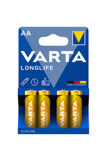 Varta Longlife Power 4906, AA / LR6, Set of 4 Batteries